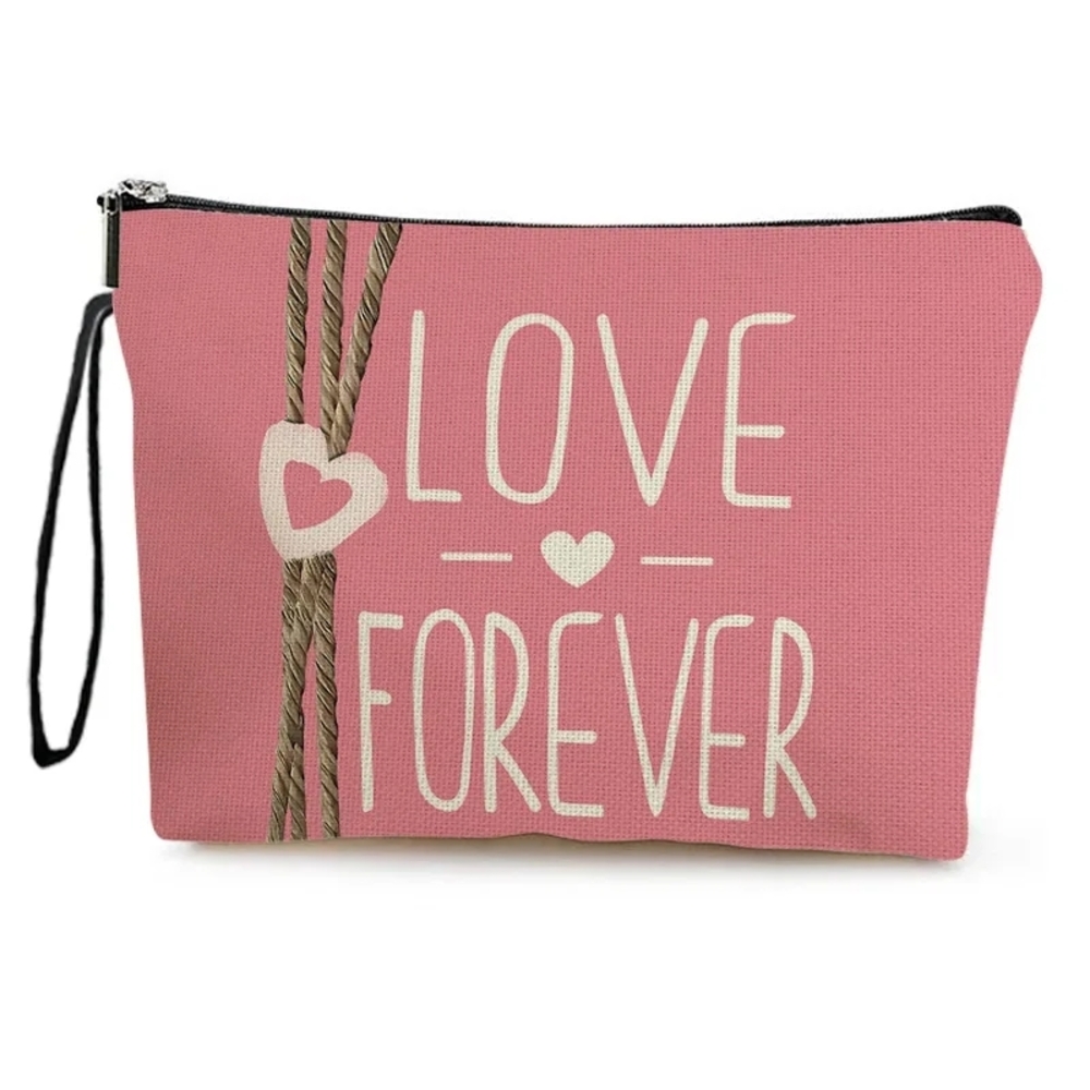 Pink Love Forever Cosmetic Cases